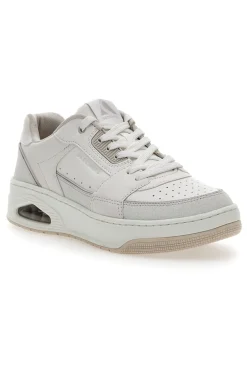 Sneakers Beige e Bianche Skechers Street Uno - Courted Style