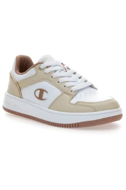 Sneakers beige e bianche con dettagli color sabbia Champion RD18 2.0 Low