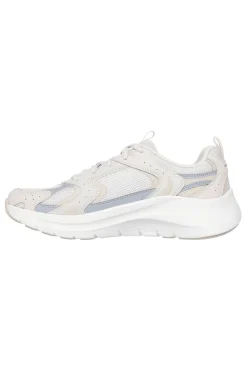 Sneakers beige e grigie con supporto plantare Skechers Arch Fit 2 Vintage Luxe