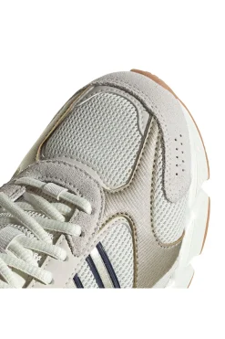 Sneakers beige in mesh con dettagli argento e suola Cloudfoam Adidas Crazychaos 2000