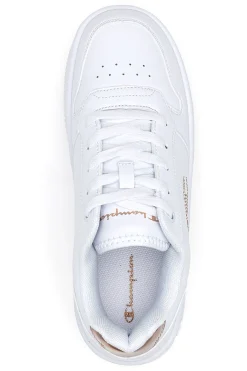 Sneakers Bianche Champion Rebound Platform Glitter