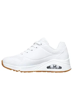 Sneakers bianche con cuscinetto ad aria e soletta memory foam Skechers UNO Stand on Air