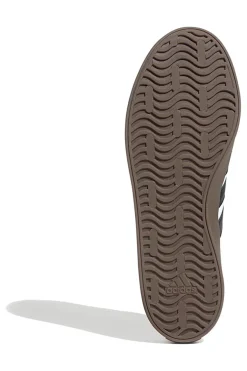 Sneakers bianche con dettagli neri suola in gomma Adidas Vl Court 3