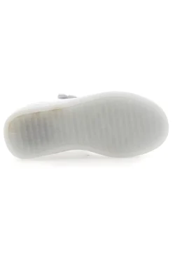 Sneakers bianche con dettagli azzurri e luci Champion GLW B TD