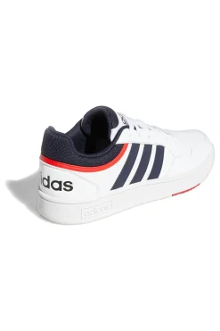 Sneakers bianche con dettagli blu e rossi Adidas Hoops 3.0