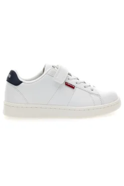 Sneakers bianche con dettaglio blu navy Levi's Bell JR