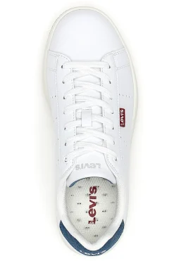 Sneakers Bianche con Dettaglio Posteriore Blu LEVI'S AVENUE