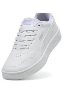 Sneakers Bianche Con Lacci Puma Court Lally