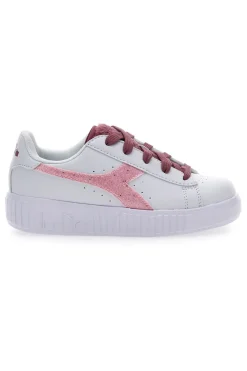 Sneakers bianche con lacci rossi DIADORA GAME STEP P PS FLUFFY