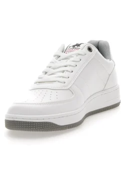 Sneakers Bianche Con Lacci U.S. Grand Polo GPM424707J