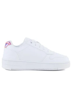 Sneakers Bianche Con Logo Laterale CHAMPION RD18 PLATFORM GLITTER G GS