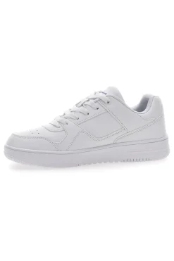 Sneakers Bianche Con Logo Laterale Champion Rebound Low