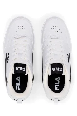 Sneakers Bianche con Logo Laterale Nero FILA REGA NF TEENS