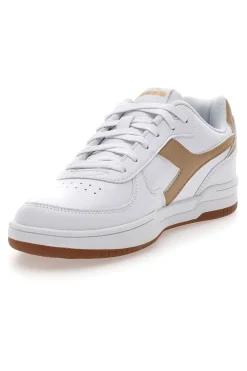 Sneakers Bianche con logo Beige DIADORA RAPTOR LOW
