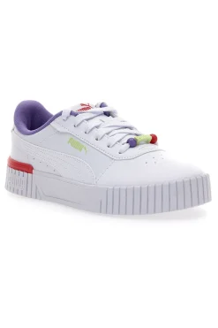 Sneakers bianche con perline Puma Carina 2.0 Pearls Jr