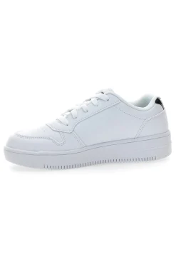 Sneakers bianche con platform e logo glitter Champion RD18 PLATFORM Glitter G GS