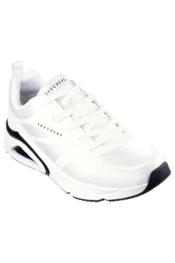 Sneakers Bianche con Soletta Air Cooled Memory Foam SKECHERS Tres-Air Uno - Revolution-Airy