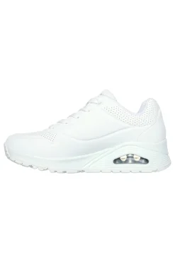 Sneakers bianche con stampa cuori termoreattiva Skechers Uno Changed Love