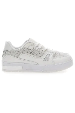 Sneakers Bianche con Strass Me & Me 820