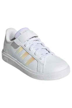 Sneakers Bianche Con Strappo in Velcro Adidas Grand Court 2 El