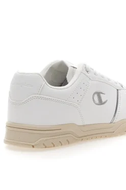 Sneakers Bianche con Suola in Gomma CHAMPION CLAY 400 W