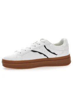 Sneakers bianche con suola marrone Champion PRESTIGE PLATFORM