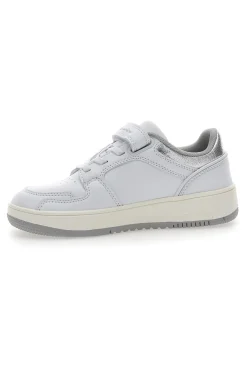 Sneakers Bianche Con Velcro Champion Rd18 Foil Low Ps