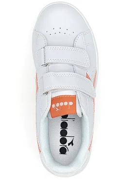 Sneakers Bianche con Velcro Diadora Game Step P PS Girl