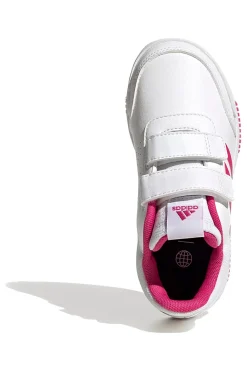 Sneakers bianche e fucsia con strappi Adidas Tensaur Sport 2.0 Cf k