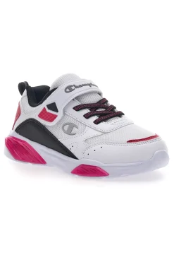 Sneakers Bianche e Fuxia Con Luci Champion Wave G PS