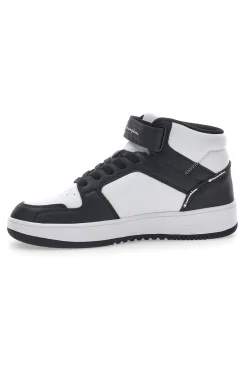 Sneakers Bianche e Nere Alte Champion Rebound 2.0 Mid B GS