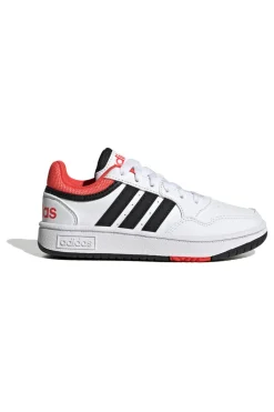 Sneakers bianche e nere basse Adidas Hoops 3 K