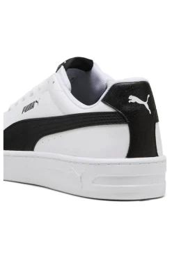 Sneakers Bianche e Nere Puma Court Classic Clean