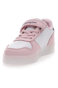 Sneakers Bianche e Rosa Con Luci Champion GLW G TD