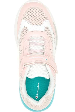 Sneakers Bianche e Rosa Champion Low Cut Shoe Fast R.G GS