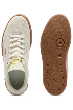 Sneakers Bianche e Rosa con Tomaia in Pelle Puma Club II
