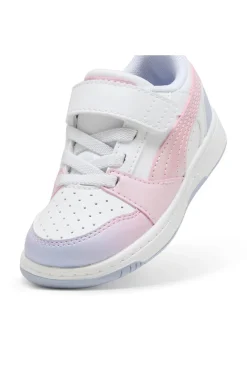 Sneakers bianche e rosa Puma Rebound V6 Lo Blurry Dreams AC+ Inf