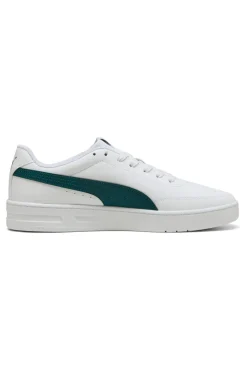 Sneakers Bianche e Verdi Puma Court Classic Clean