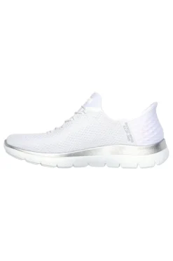 Sneakers Bianche Hands Free Slip-ins Skechers Summits Diamond Dream