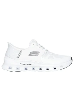 Sneakers bianche in mesh slip-ins con air-cooled memory foam Skechers Glide-Step Pro