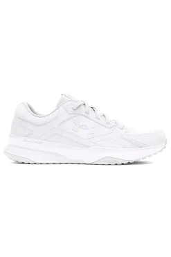 Sneakers bianche in mesh con inserti in pelle Under Armour Edge Leather