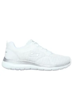 Sneakers bianche in mesh con Memory Foam Skechers Bountiful Quick Path