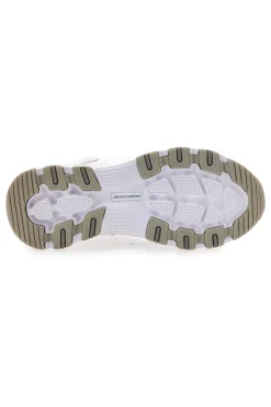 Sneakers bianche in pelle con Memory Foam Skechers Iconic Unabashed