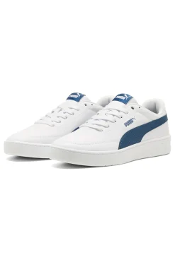 Sneakers bianche profilo blu Court Classic Clean Puma