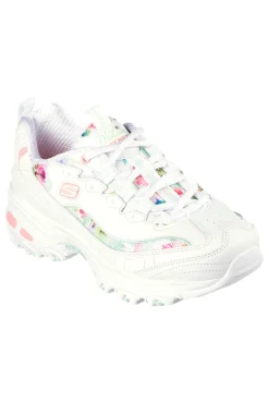 Sneakers Bianche Skechers D'Lites Blooming Fields