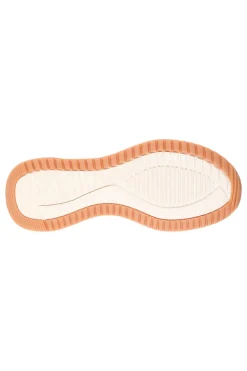 Sneakers bianche slip-on con Memory Foam Skechers BOBS SQUAD 4 KEY LOOK