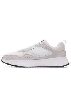 Sneakers bianco e grigio chiaro con logo laterale e suola rialzata Under armour W Mirage Sport