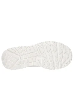 Sneakers bianco naturale con cuori metallici Skechers Uno Lite Metallic Love