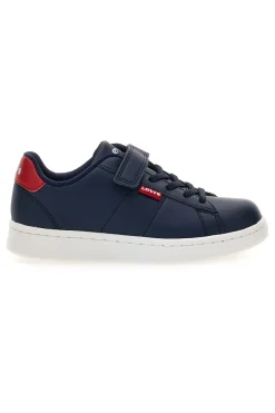 Sneakers blu con dettagli rossi Levi's Bell Jr