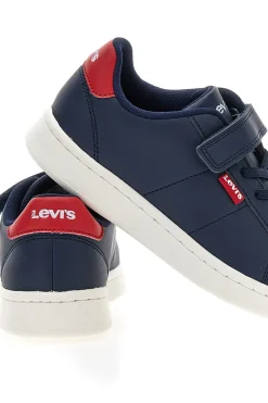 Sneakers blu con dettagli rossi Levi's Bell Jr